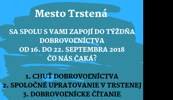 Týždeň dobrovoľníctva Týždeň dobrovoľníctva